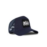 My Life My Rules Logolu Lacivert Trucker Şapka