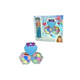 My Little Baby KIZ ÇOCUKLAR İÇİN MAKYAJ SETİ KARLAR PRENSESİ ÇİLEK KUTULU İKİLİ 6+