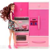 My Little Chefs Bebekli Iki Sıra Işıklı ve Sesli Mutfak Seti | Eğitici Oyun Seti | 3+ Yaş Rol Oyun