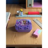 My Little Pony 4 Bölmeli Beslenme Kutusu Yemek Saklama Kabı - YOk - Mor