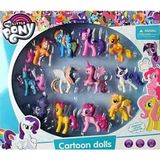 My Little Pony Oyuncak 12 Li Set Figür Oyuncak Pony Ler My Little Pony Oyuncakları 12LI - Renkli