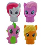 My Little Pony Playskool Friends 4'lü Karakter Set Pony Oyuncakları Her Biri 6.5cm.
