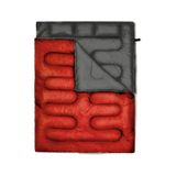 my lizbon Çift Kişilik Uyku Tulumu-Red Kırmızı