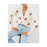 My love butik Cherry Crop Hırka