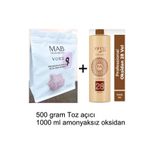 MY MAB SAÇ AÇICI TOZ 500 GR VE 28 VOL OKSİDAN 1.000 ML