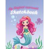 My magical Mermaid Sketchbook: Drawing Pad for Kids Ages 2-10, 110 Blank Pages with Tiny Mermaid doodles, Magical Gift for Girls, Large 8.5 x 11 inches (My Magical Sketchbooks)