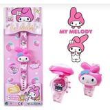 My Melodi Melody Sakura Sanrio Kawai Işıklı Müzikli Kol Saati Kız Kadın Doğum Günü Hediye