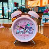 My Melody & Kuromi Pembe Çalar Saat Masa Saati 3599