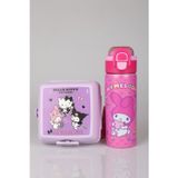 My Melody x Dekomus Lisanslı My Melody Sweet Berry Collection 600 ML Çelik Matara ve Beslenme Kabı Seti
