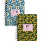 My Mia Art Daisy Magnolia Mini Sert Kapaklı Spiralli Defter Set