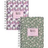 My Mia Art Starflower Tulip Mini Sert Kapaklı Spiralli Defter Set
