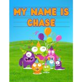 My Name Is Chase | Silly Party Monsters | Personalized Tracing Practice Worksheet Workbook | Learn How To Write Your Name | Homeschool Preschool Pre-K ... Monsters - Personalized Tracing Workbooks)