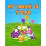 My Name Is Tyler | Silly Party Monsters | Personalized Tracing Practice Worksheet Workbook | Learn How To Write Your Name | Homeschool Preschool Pre-K ... Monsters - Personalized Tracing Workbooks)