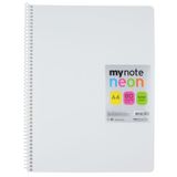 My Note Neon PP 80 Yaprak A4 Kareli Defter