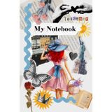 My Notebook: Journal, Diary Lined, 146 pages for writing, drawing, sketchbook, vintage planner