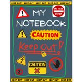 My Notebook ‘Keep Out’ - Blue