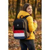 My Polo 2095 Unisex Okul Sırt Çantası Öğrenci Günlük Seyahat Tatil Spor Yürüyüş Seyahat Gezi Kamp Günlük - Siyah