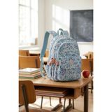 My Polo 8615 Klinkır Okul Çantası Sırt Çanta Günlük Gezi Spor Seyahat Tatil Çok Gözlü Laptop Bölmeli - White