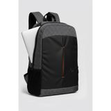 MY POLO Probag-S EVA Korumalı 15.6 İnç Laptop Sırt Çantası, Okul Çantası Orta Boy, Unisex, Su İtici Kumaş (Siyah)