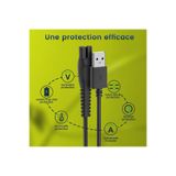 MY POLO TIME Philips OneBlade QP2734 Uyumlu USB Şarj Kablosu – 5V Güç Besleme Kablosu