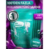 My Rabbit 5 Adet Çok Amaçlı Oksijenli Toz Leke Çıkarıcı ve Beyazlatıcı 5 x 800 gr - 4 kg