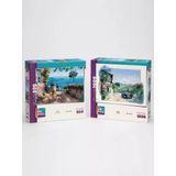 My Ride Ve Limana Karşı İkili Set - 1000 + 500 Parça İkili Puzzle Seti