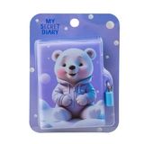 My Secret Sevimli Ayıcık Kilitli Defter 80 Sayfa A7 Karışık 8X11cm