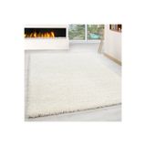 my şekil MYDECO CARPET Soft Shaggy Halı yüksek tüylü düz Krem rengi Çocuk Odası Oturma Odası Salon Mutfak Halısı