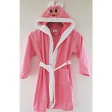 My Sweet Baby Kadife Çocuk Bornozu - 3 - 4 Yaş - Pembe