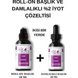My Tabib İyot Kafesi için Sürülebilir Roll-On Başlıklı ve Damlalıklı Lugol Solüsyon %2 | 20 ml | Iyot Lugol
