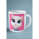My Talking Angela Mobil Oyun Baskılı Kupa Bardak Çift Taraflı Baskı Kişiye Özel Model 1