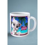 My Talking Angela Mobil Oyun Baskılı Kupa Bardak Çift Taraflı Baskı Kişiye Özel Model 3