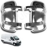 My Tuning Fiat Ducato Krom Kapı Kolu 4 Kapı P.çelik Abs Plastik Krom Kaplama Ayna Kapağı 2 Prç 2006 Ve Üzeri - Gümüş