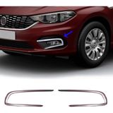 My Tuning Fiat Egea Sedan 2015 Üzeri Krom Sis Farı Çerçevesi 2 Parça P.çelik - FİAT EGEA SEDAN