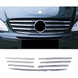 My Tuning Mercedes Vito Viano W639 2003-2010 Krom Ön Panjur 7 Parça P.çelik - MERCEDES VİTO