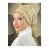MY UKİYO STORE GOLD ŞERİTLİ TAŞLI TESETTÜR ABİYE BONEŞAL