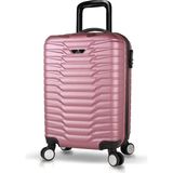 My Valice Croc Küçük Kabin Boy Valiz 56x34x26 cm Rose Gold ABS Malzeme ile Dayanıklı Tasarım