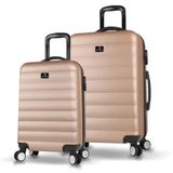 My Valice CRSKO Colors Abs Kabin Ve Orta Boy Gold 2 Valiz Seti
