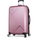 My Valice Diamond ABS Rose Gold 76 x 48 x 30 cm Büyük Boy Valiz