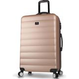 My Valice Gold Renkli ABS Büyük Boy Valiz Teleskopik Sap ile 76x48x30 cm Dayanıklı Seyahat