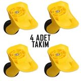 My Valice Kids Teker 4 Adet Sarı Valiz Tekerleği