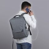 My Valice Smart Bag Active Usb Şarj Girişli Slim Gri Notebook Sırt Çantası