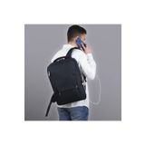 My Valice Smart Bag Active Usb Şarj Girişli Slim Notebook Laptop Sırt Çantası Siyah