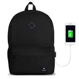 My Valice Smart Bag Specta Usb Şarj Girişli Akıllı Siyah Sırt Çantası