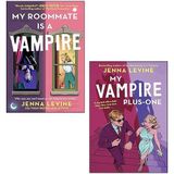 My Vampires Series 2 Books Collection Set By Jenna Levine (My Roommate Is a Vampire & My Vampire Plus-One)