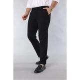 MY VİNTAGE Siyah Erkek Slim Fit Likralı Bilek Boy Italyan Kesim Kumaş Pantolon