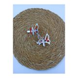 MY WORLD LİFE BONCUKLU OYNAR KANATLI KELEBEK KLİPS TOKA SET (2 ADET)