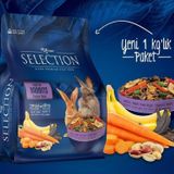 My Yem Selection Kuru Sebze Ve Meyveli Takviyeli Tavşan Rabbits Yemi 1Kg