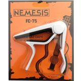 My Yonca Nemesis FC-75 Gitar Ukulele Saz Bağlama (Kısa-Uzun) Akustik Klasik Electro Guitar Capo (Beyaz)