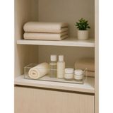 My1 Company Çok Amaçlı Düzenleyici Şeffaf Pleksi Organizer Banyo Mutfak Masaüstü Organizeri - 29 x 7 cm